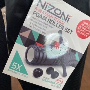 Black Foam Roller Set